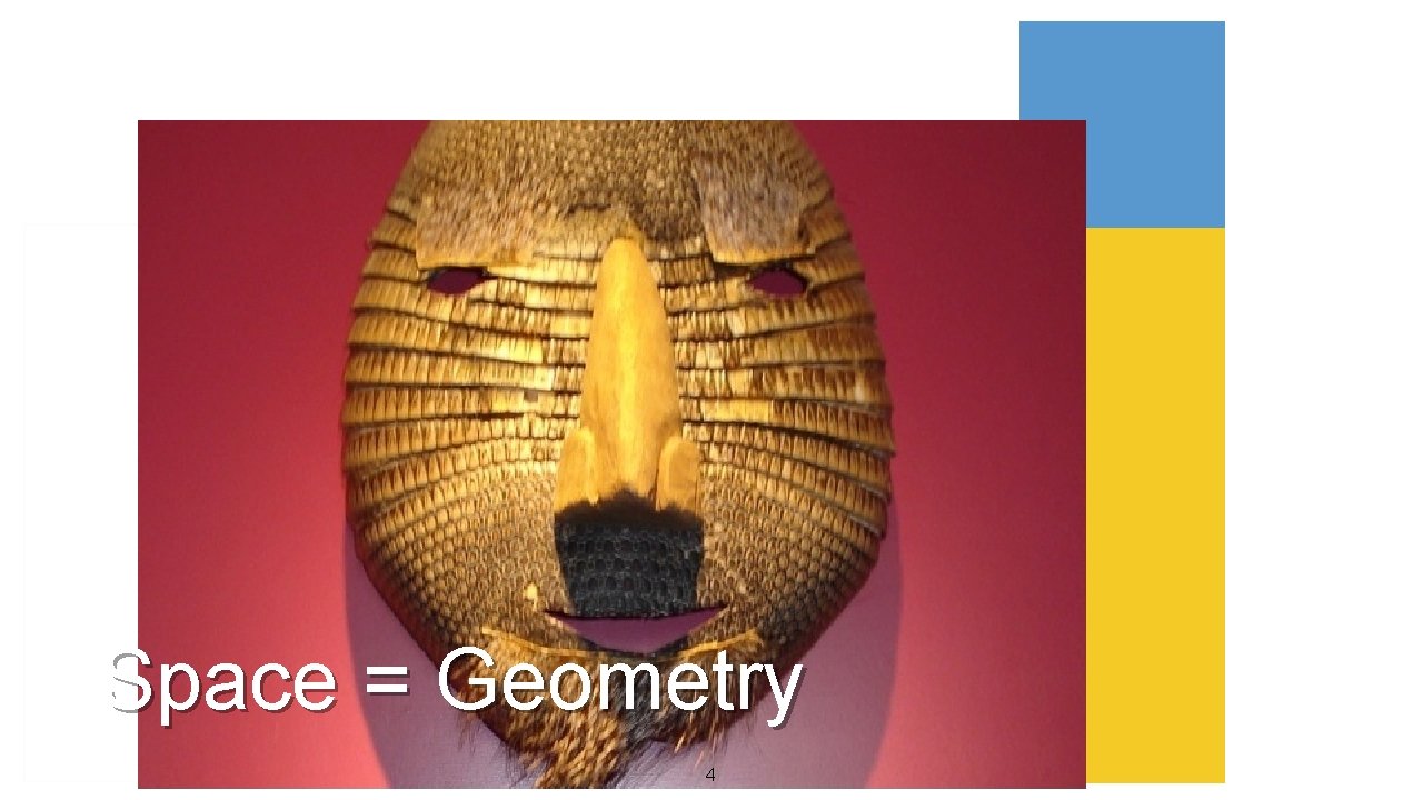  Space = Geometry 4 