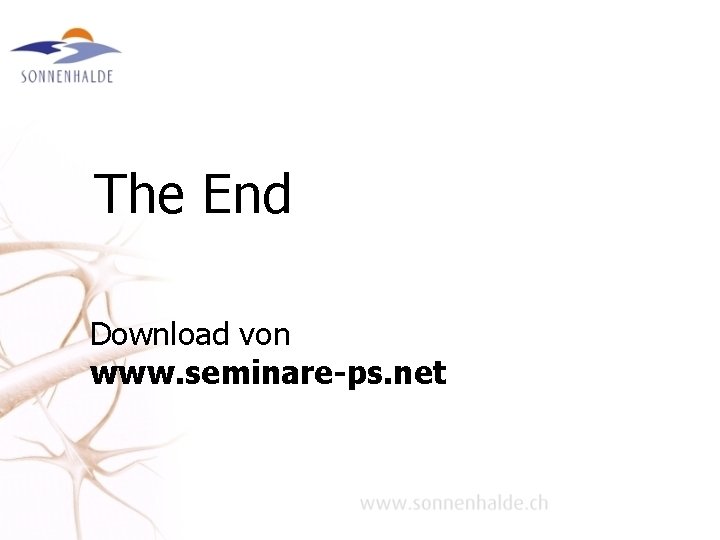 The End Download von www. seminare-ps. net 