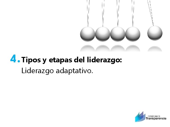 4. Tipos y etapas del liderazgo: Liderazgo adaptativo. 