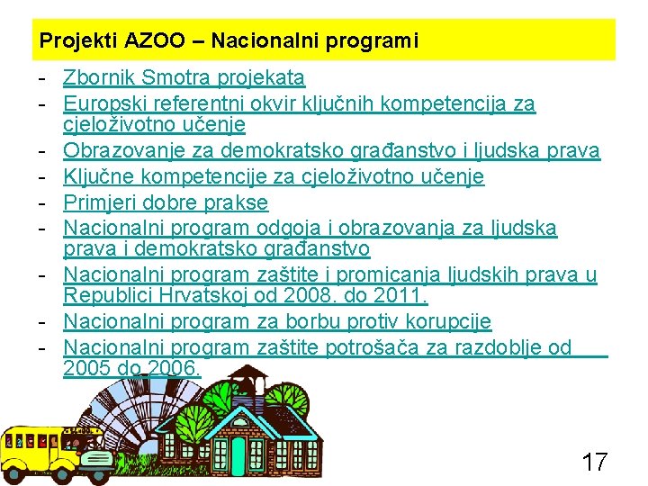 Projekti AZOO – Nacionalni programi - Zbornik Smotra projekata - Europski referentni okvir ključnih