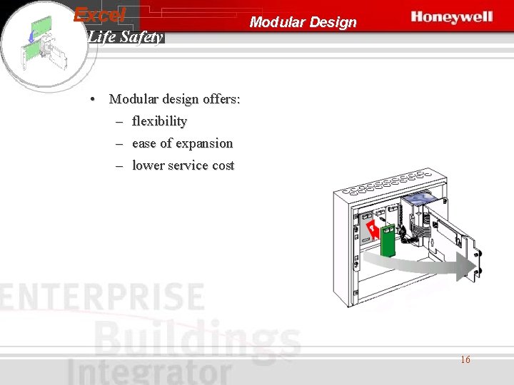 Excel Life Safety Modular Design • Modular design offers: – flexibility – ease of