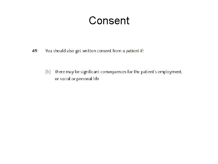 Consent 