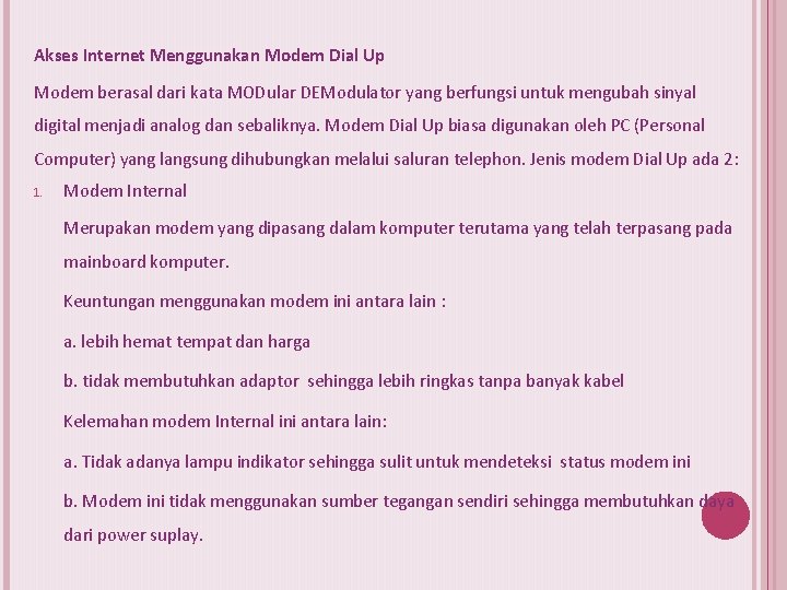 Tata Cara Akses Internet Oleh Ismi Indaryati S