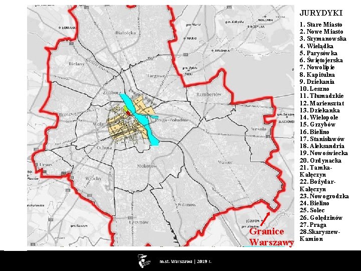 JURYDYKI a wsk ałko arsz ul. M Granice Warszawy m. st. Warszawa | 2019