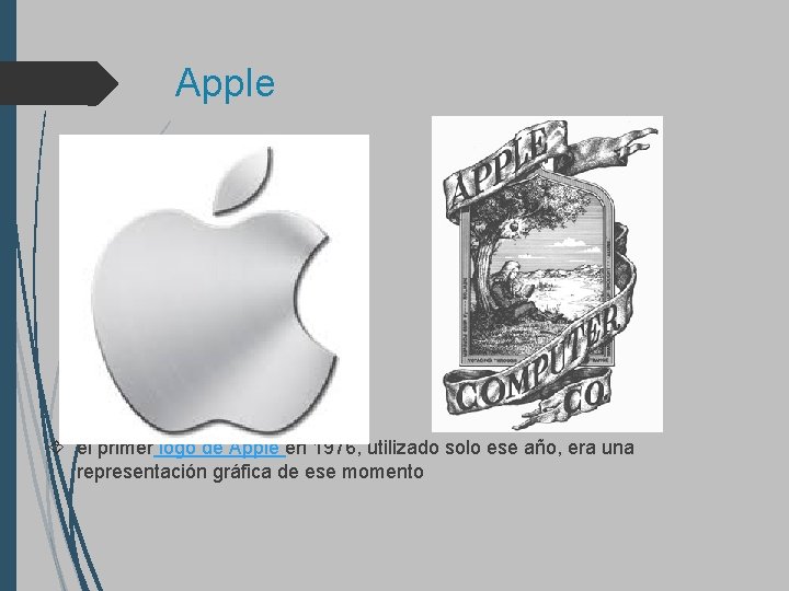 Apple el primer logo de Apple en 1976, utilizado solo ese año, era una