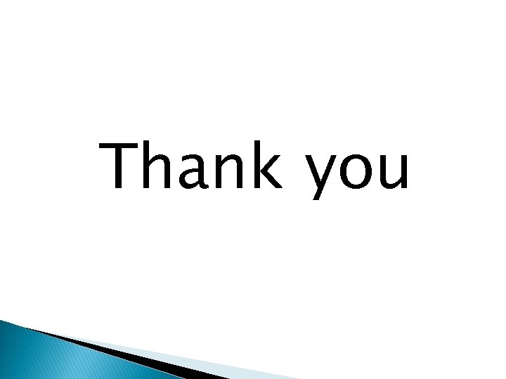 Thank you Thank you