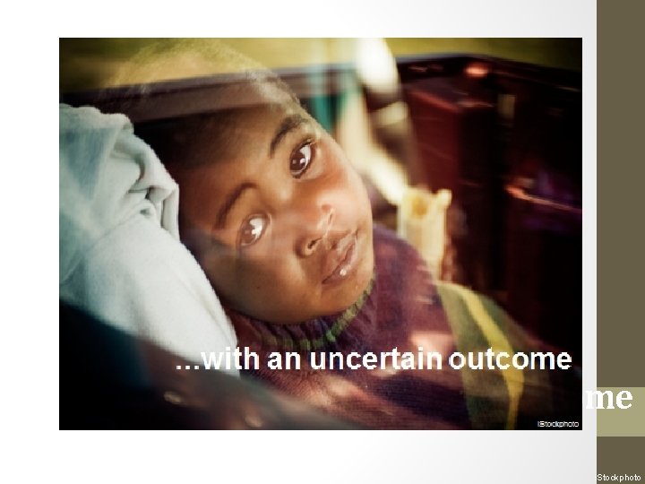 …with an uncertain outcome i. Stockphoto 