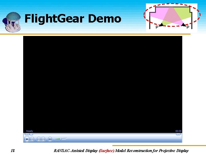 Flight. Gear Demo 18 P P RANSAC-Assisted Display (Surface) Model Reconstruction for Projective Display Flight. Gear Demo 18 P P RANSAC-Assisted Display (Surface) Model Reconstruction for Projective Display