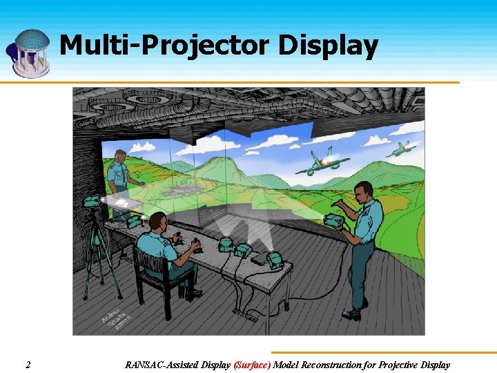 Multi-Projector Display 2 RANSAC-Assisted Display (Surface) Model Reconstruction for Projective Display Multi-Projector Display 2 RANSAC-Assisted Display (Surface) Model Reconstruction for Projective Display
