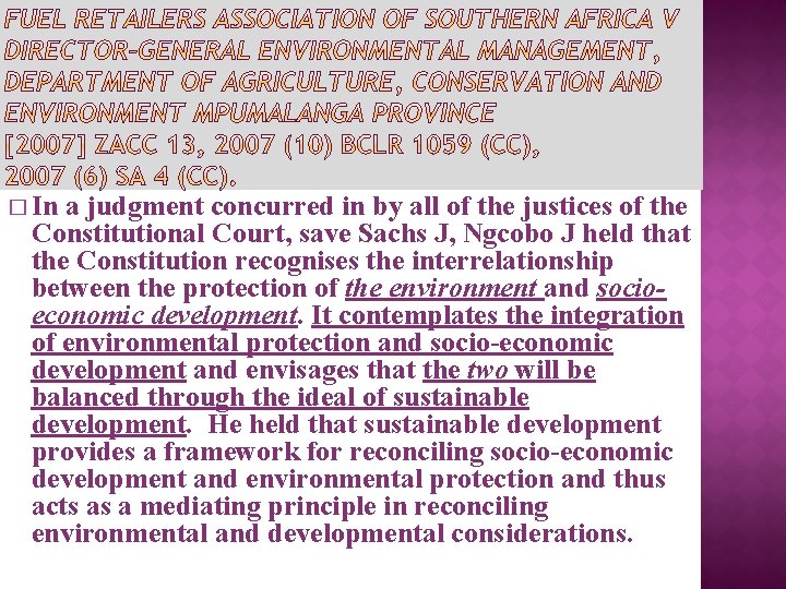 � In a judgment concurred in by all of the justices of the Constitutional