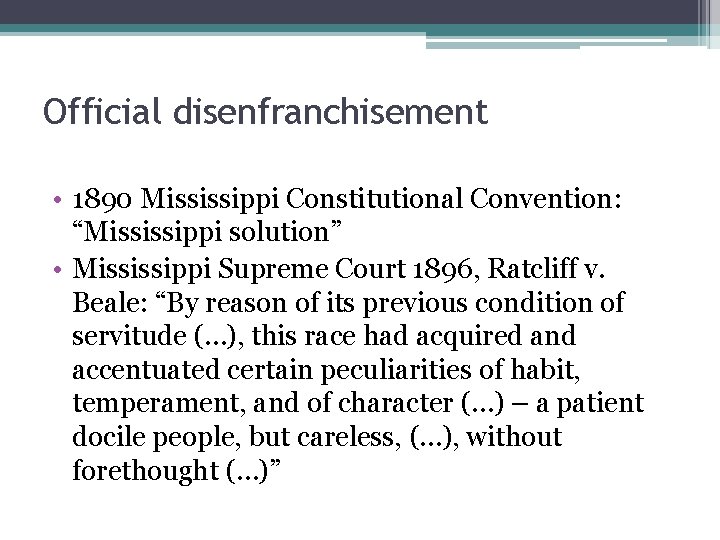 South Carolina v Katzenbach Voting Rights Act of