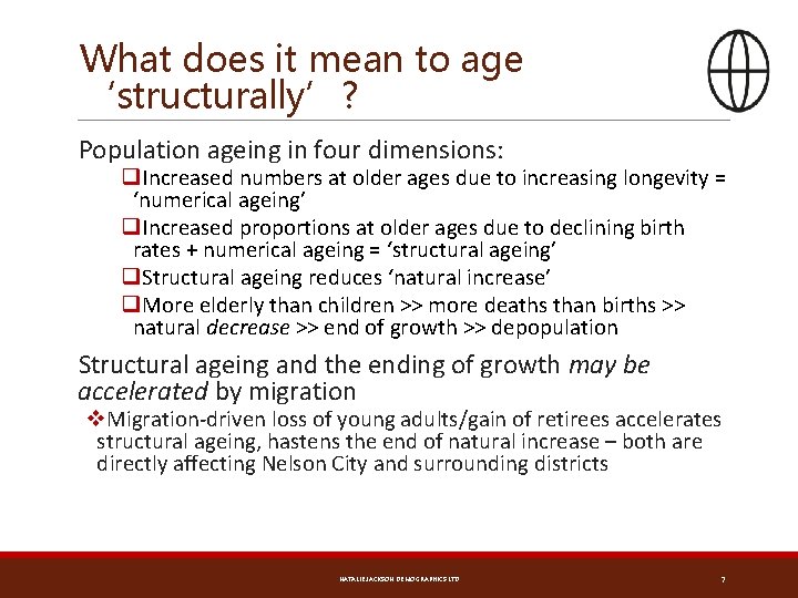 What does it mean to age ‘structurally’? Population ageing in four dimensions: q. Increased