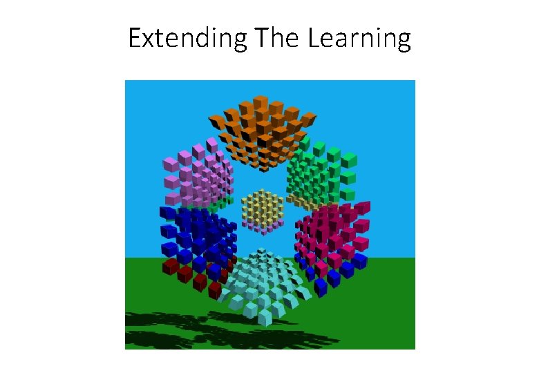 Extending The Learning 