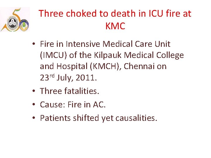 Three choked to death in ICU fire at KMC • Fire in Intensive Medical