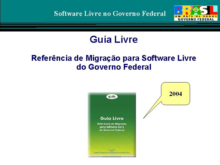 Software Livre no Governo Federal Guia Livre Referência de Migração para Software Livre do