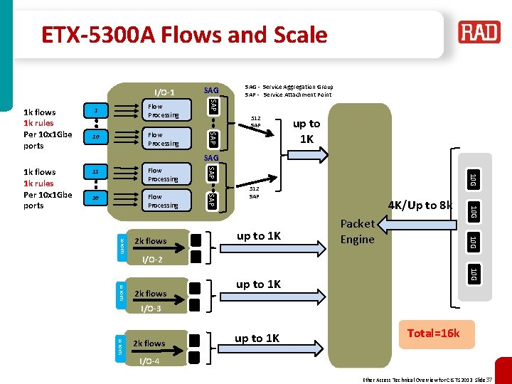 ETX-5300 A Flows and Scale I/O-1 Flow Processing 1 512 SAP Flow Processing 10