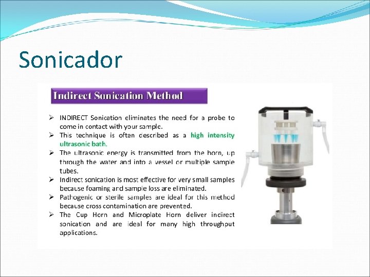 Sonicador 
