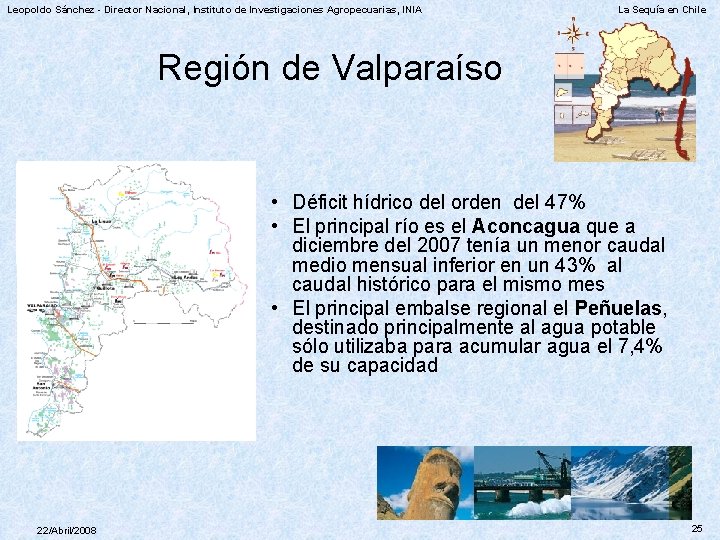 Leopoldo Sánchez - Director Nacional, Instituto de Investigaciones Agropecuarias, INIA La Sequía en Chile