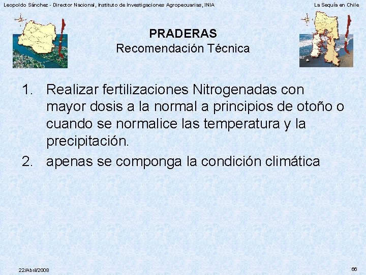 Leopoldo Sánchez - Director Nacional, Instituto de Investigaciones Agropecuarias, INIA La Sequía en Chile