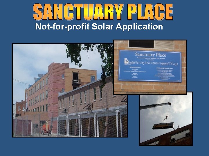 Not-for-profit Solar Application 