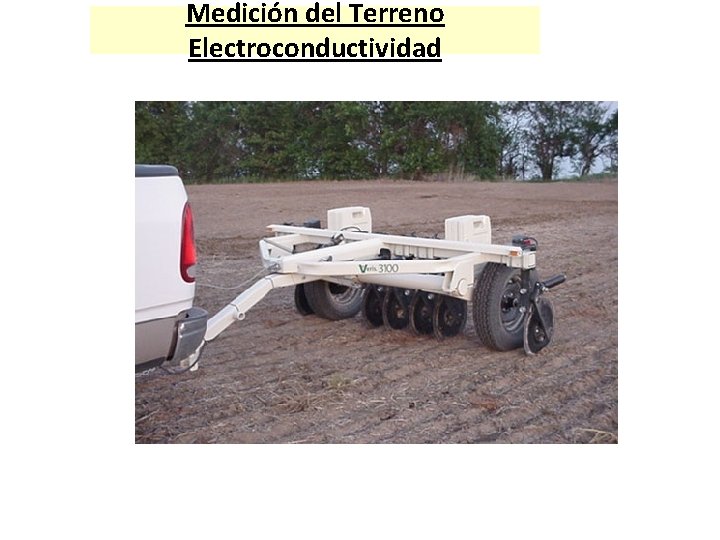 Medición del Terreno Electroconductividad 