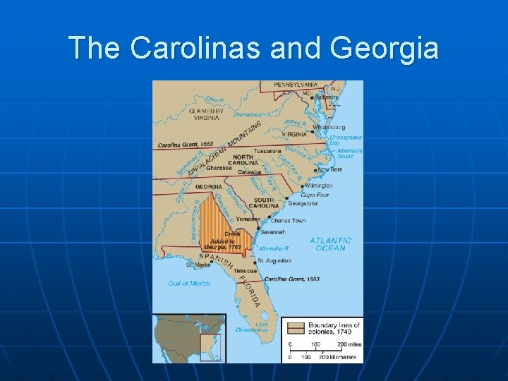 The Carolinas and Georgia 