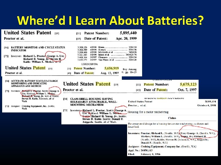 Where’d I Learn About Batteries? 