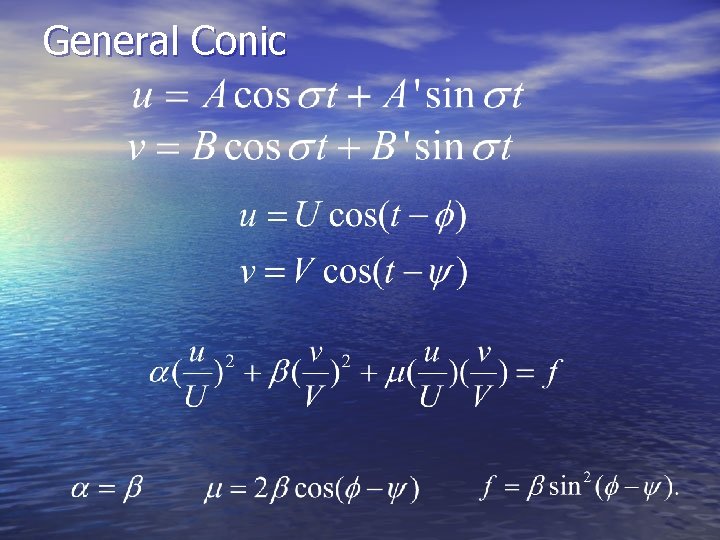 General Conic General Conic