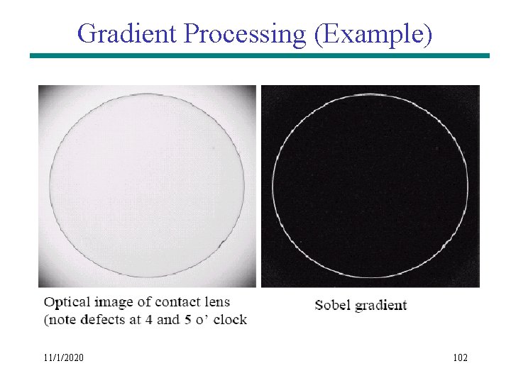 Gradient Processing (Example) 11/1/2020 102 Gradient Processing (Example) 11/1/2020 102