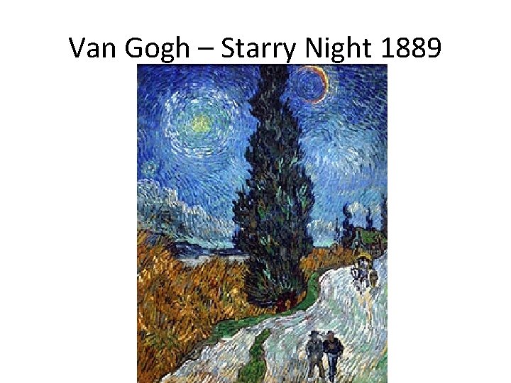 Van Gogh – Starry Night 1889 