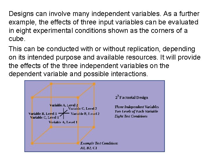 Experimental Design And Analysis Of Variance Basic Design