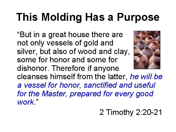 This Molding Has a Purpose “But in a great house there are not only