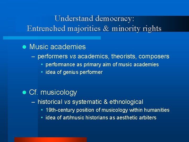 Can researchers help artists Music performance research for