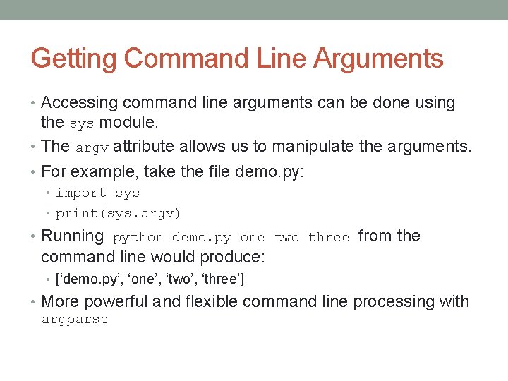 THE STANDARD LIBRARY IN PYTHON PART 1 By