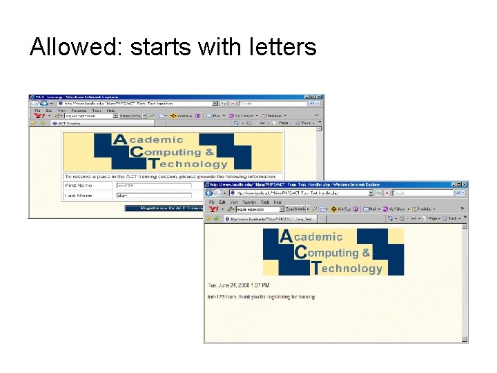 Allowed: starts with letters 