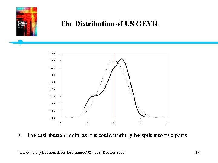 The Distribution of US GEYR • The distribution looks as if it could usefully