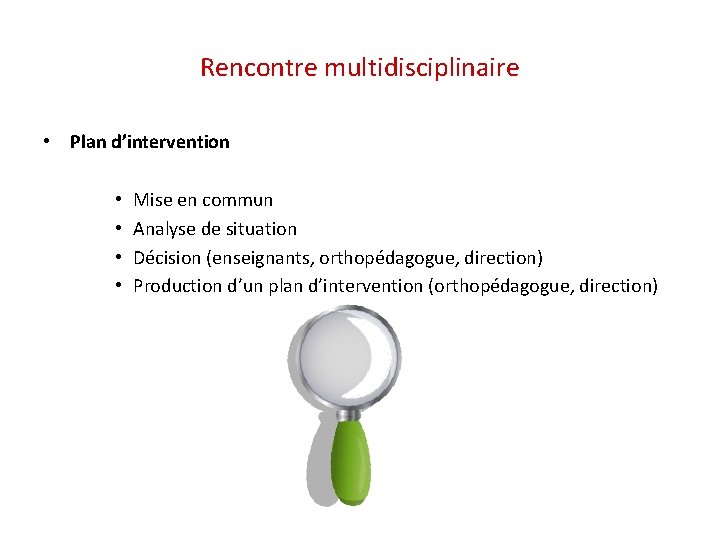 rencontre multidisciplinaire