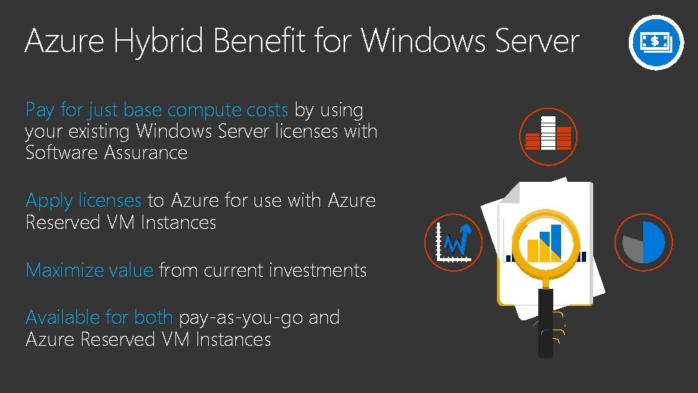 Azure Hybrid Benefit for Windows Server Pay for just base compute costs by using