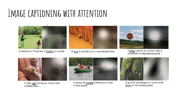 Image captioning with attention 