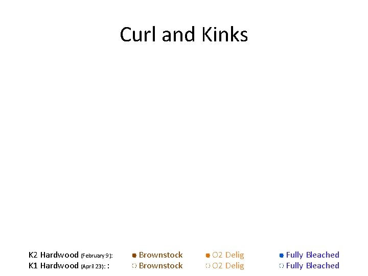 Curl and Kinks K 2 Hardwood (February 9): K 1 Hardwood (April 23): :