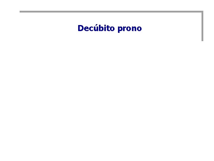 Decúbito prono 