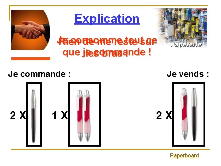 Explication Je consomme toutsur ce Rien de me reste que je commande ! les