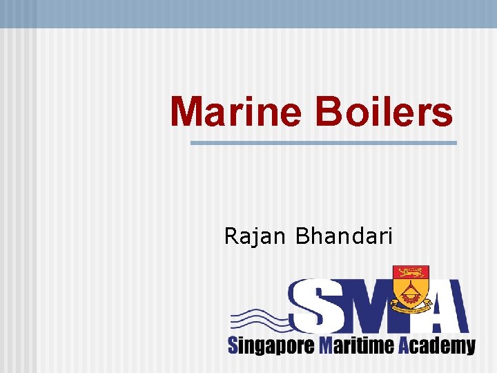 Marine Boilers Rajan Bhandari 