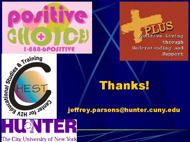 Thanks! jeffrey. parsons@hunter. cuny. edu 