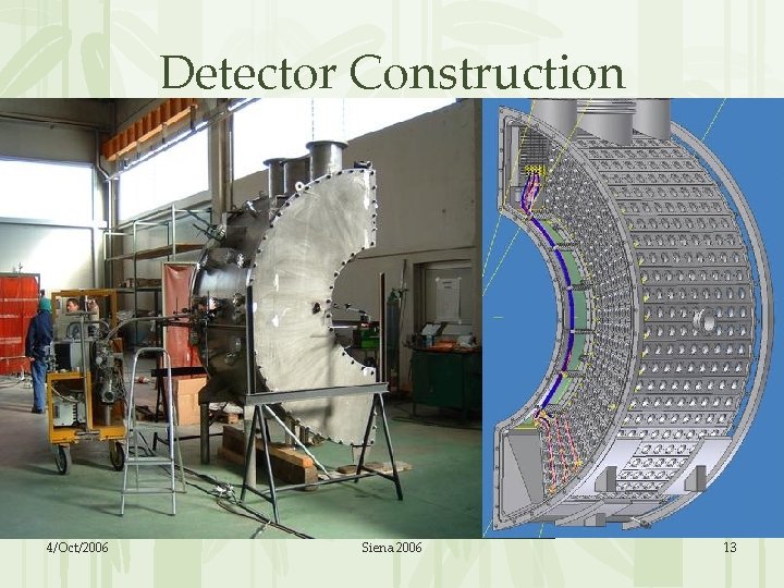 Detector Construction 4/Oct/2006 Siena 2006 13 