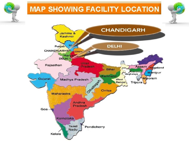 MAP SHOWING FACILITY LOCATION 