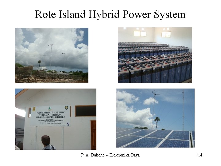 Rote Island Hybrid Power System P. A. Dahono -- Elektronika Daya 14 
