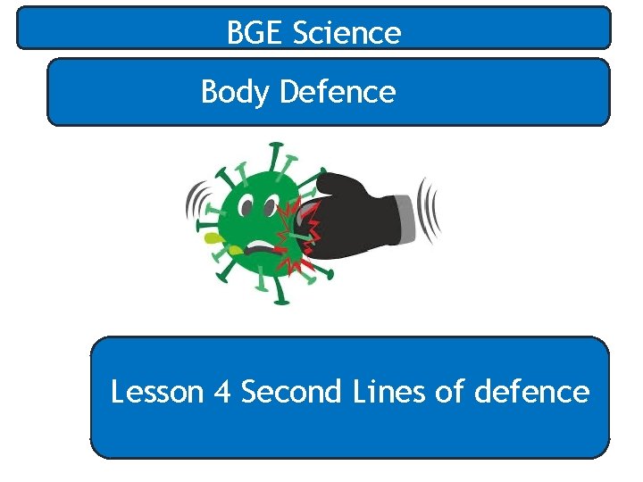 BGE Science Body Defence Lesson 4 Second Lines of defence 