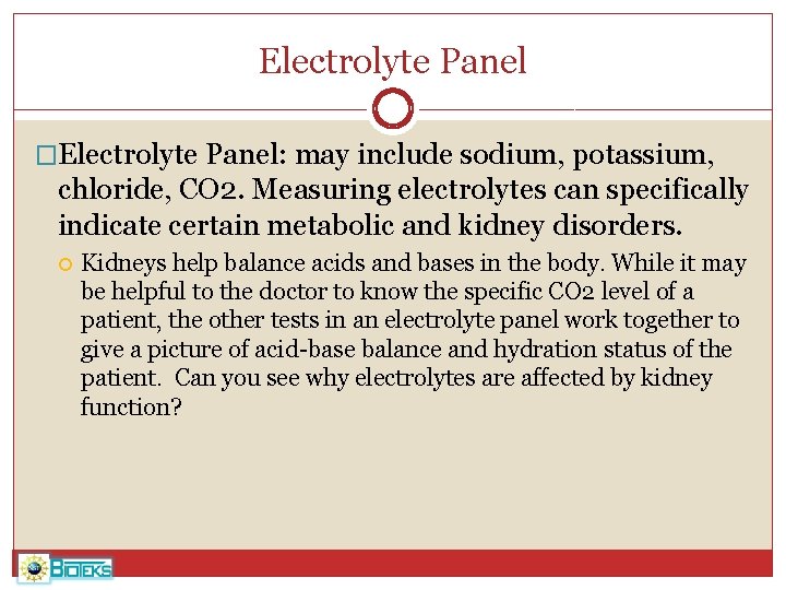 to the Clinical Laboratory CLINICAL CHEMISTRY Clinical