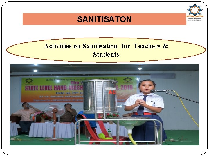 SANITISATON Activities on Sanitisation for Teachers & Students 